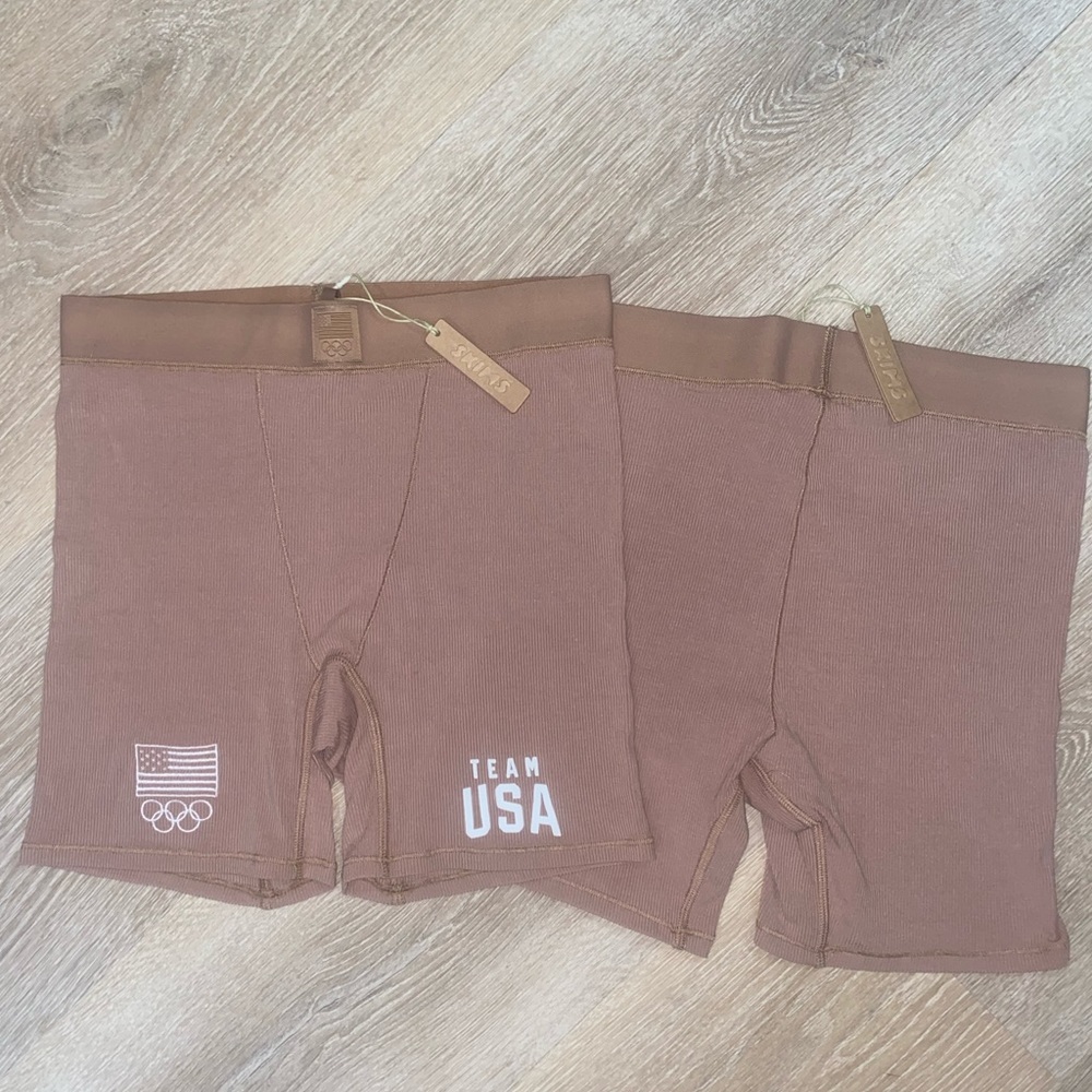 TWO PAIRS! Skims Olympic Rib Boxers | M